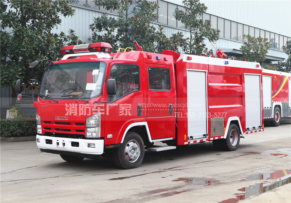 五十铃3.5吨水罐消防车 五十铃3.5吨水罐消防车